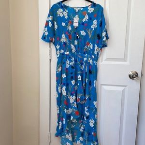 J Crew wrap-style dress. Never worn